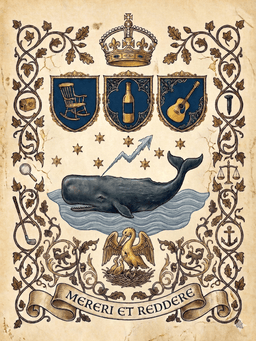Alpha Whale X coat of arms